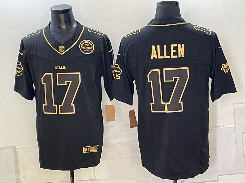 Men 2026 Buffalo Bills #17 Allen black Nike Limited NFL Jersey 091206